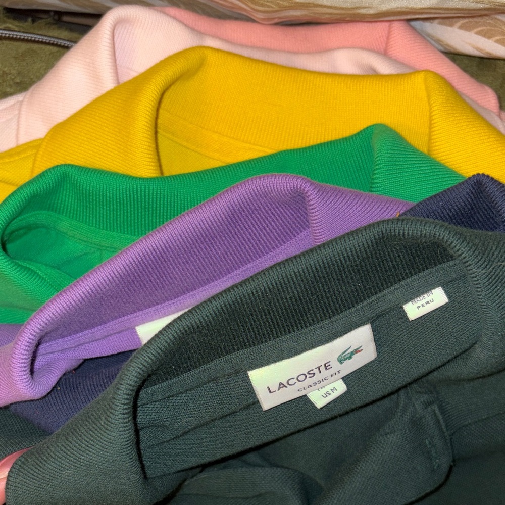 Lacoste Mens Multicolor Collection
